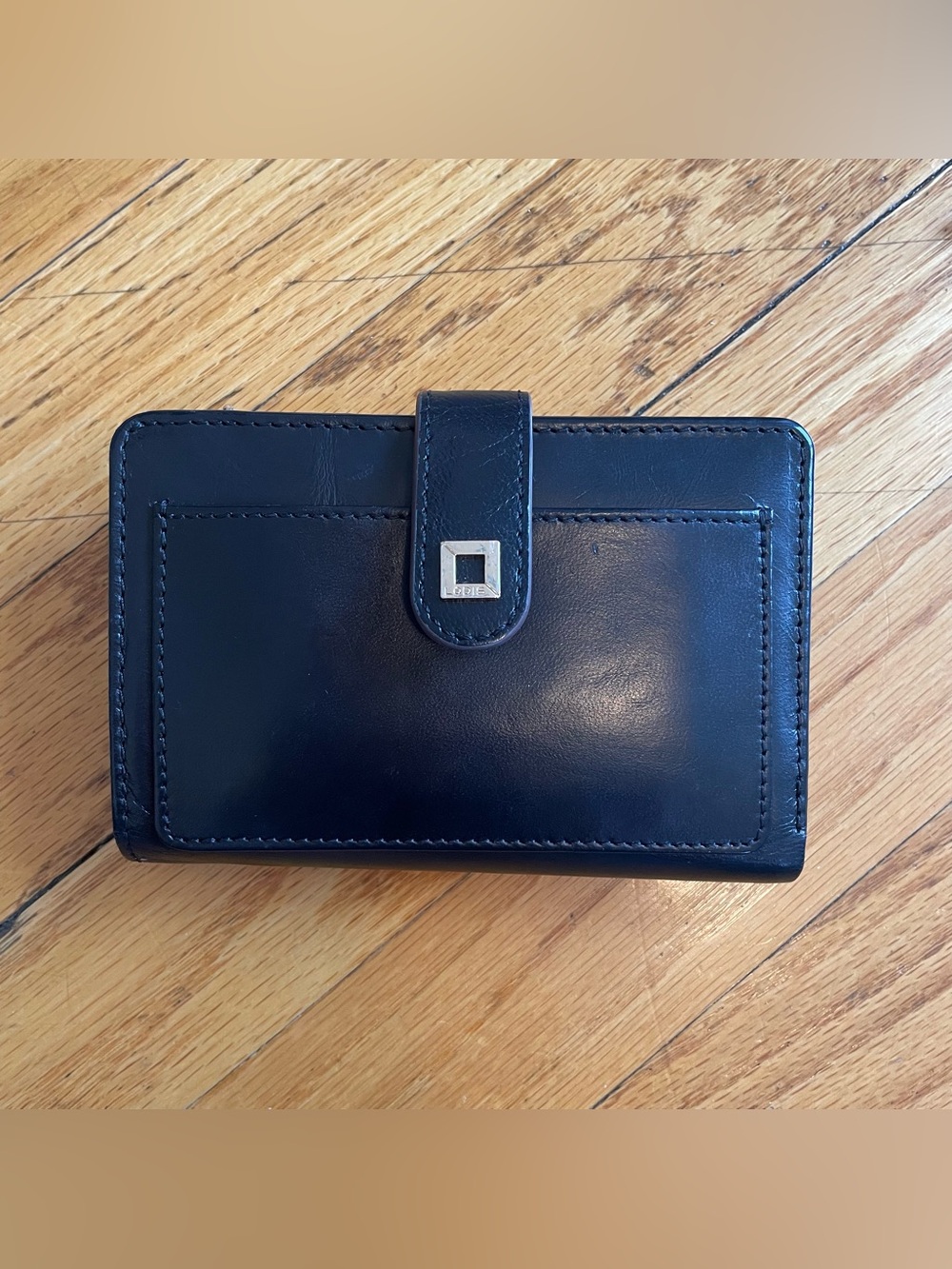 Lodis Tribecca black leather wallet